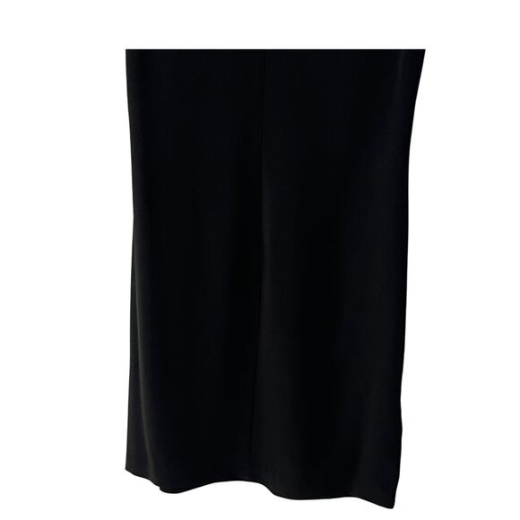 CALVIN KLEIN WOMENS SIZE 10 SEQUIN KNIT YOKE CAP SLEEVE SHIFT DRESS BLACK NEW - Picture 7 of 12